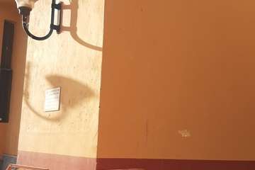  Preocupación en La Garita por la caída de cascotes de la fachada de la iglesia/TA.